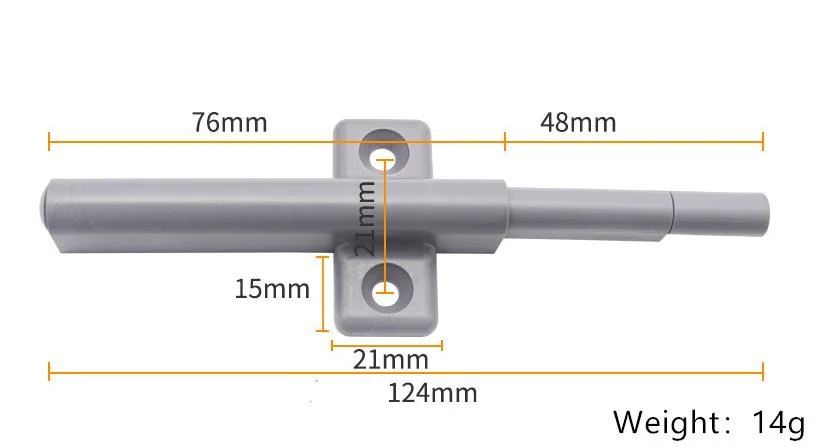 Heavy Duty Double Cabinet Door Drawer Push Open System