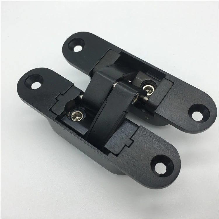 Black Zinc Hidden 3D Adjustable Concealed Heavy Duty Door Hinge