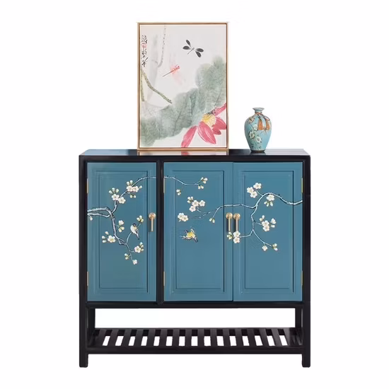 Poignée de porte d'armoire de tiroir de garde-robe Antique de Style chinois, poignée de meuble en alliage de Zinc Imitation laiton brossé