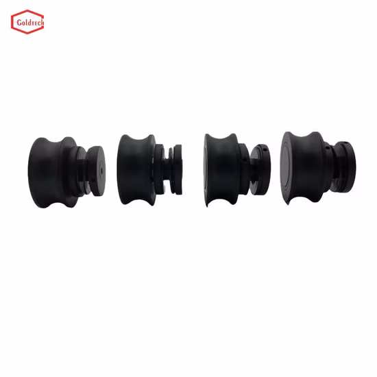 Ensemble de quincaillerie pour porte coulissante, en acier inoxydable, pour salle de bain, douche, verre, rouleaux