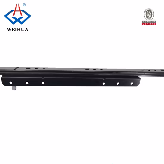 Glissière à roulement à billes avec fonction d'extension et de verrouillage synchrone pour table à manger