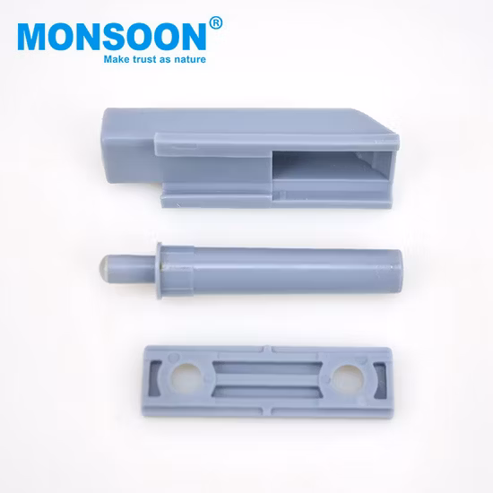 Système de tampon amortisseur loquet de porte d'armoire magnétique pousser pour ouvrir la fermeture en douceur